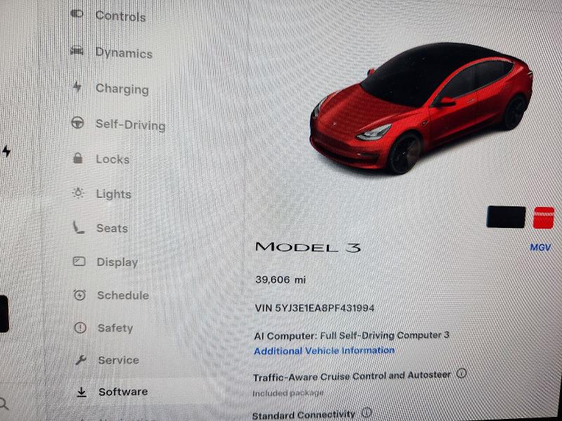 Zdjęcie 9 z aukcji – 2023 TESLA MODEL 3 z VIN 5YJ3E1EA8PF431994