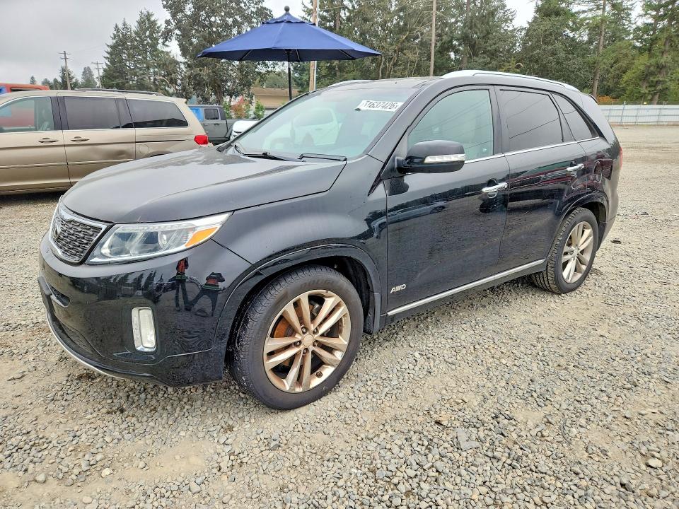 KIA SORENTO 2015 with VIN 5XYKWDA79FG642360 - Photo from auction