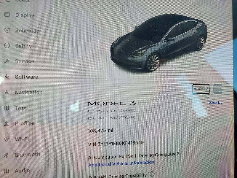Снимка 9 от търг – 2019 TESLA MODEL 3 с VIN 5YJ3E1EB8KF418549