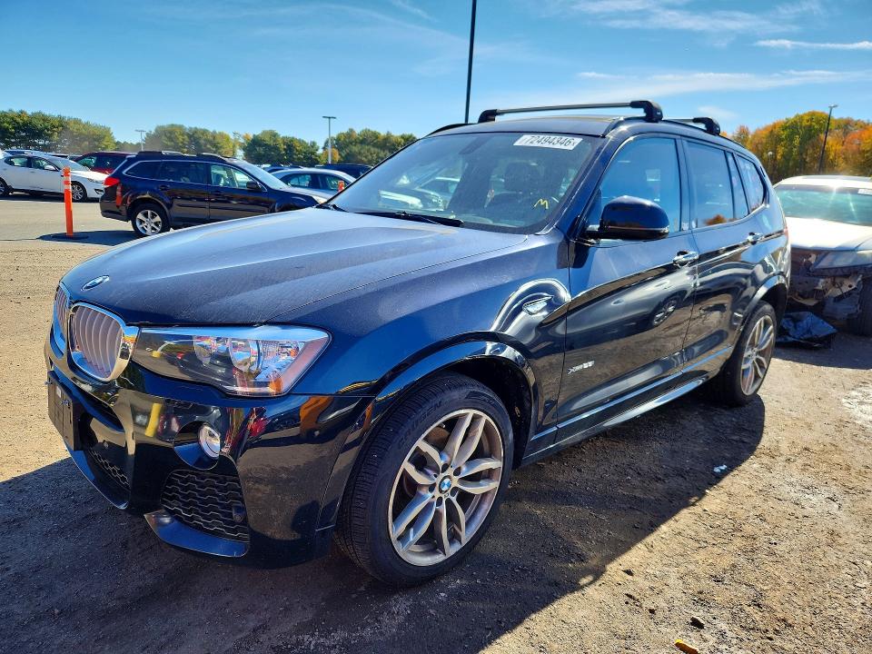 BMW X3 2017 مع رقم تعريف المركبة 5UXWX9C32H0W71549 - صورة من المزاد