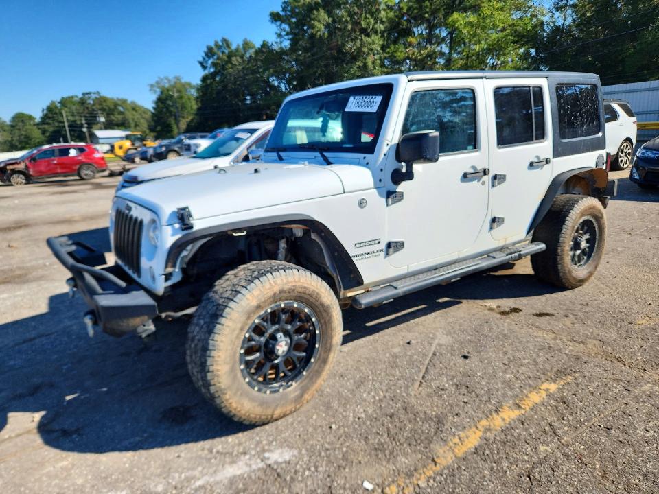 JEEP WRANGLER UNLIMITED 2017 с VIN 1C4BJWDG2HL725822 - Снимка от търг