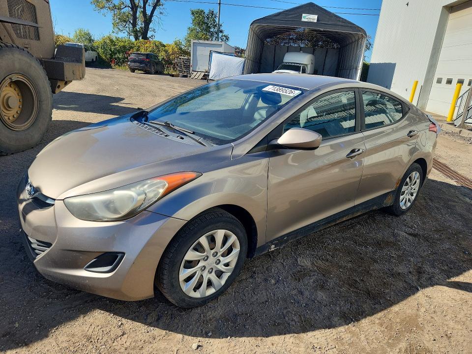 HYUNDAI ELANTRA 2011 with VIN 5NPDH4AE6BH037054 - Photo from auction