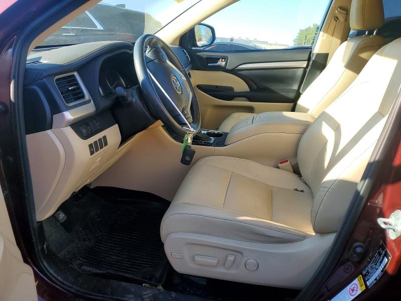 Photo 7 from auction – 2019 TOYOTA HIGHLANDER with VIN 5TDJZRFH5KS737593