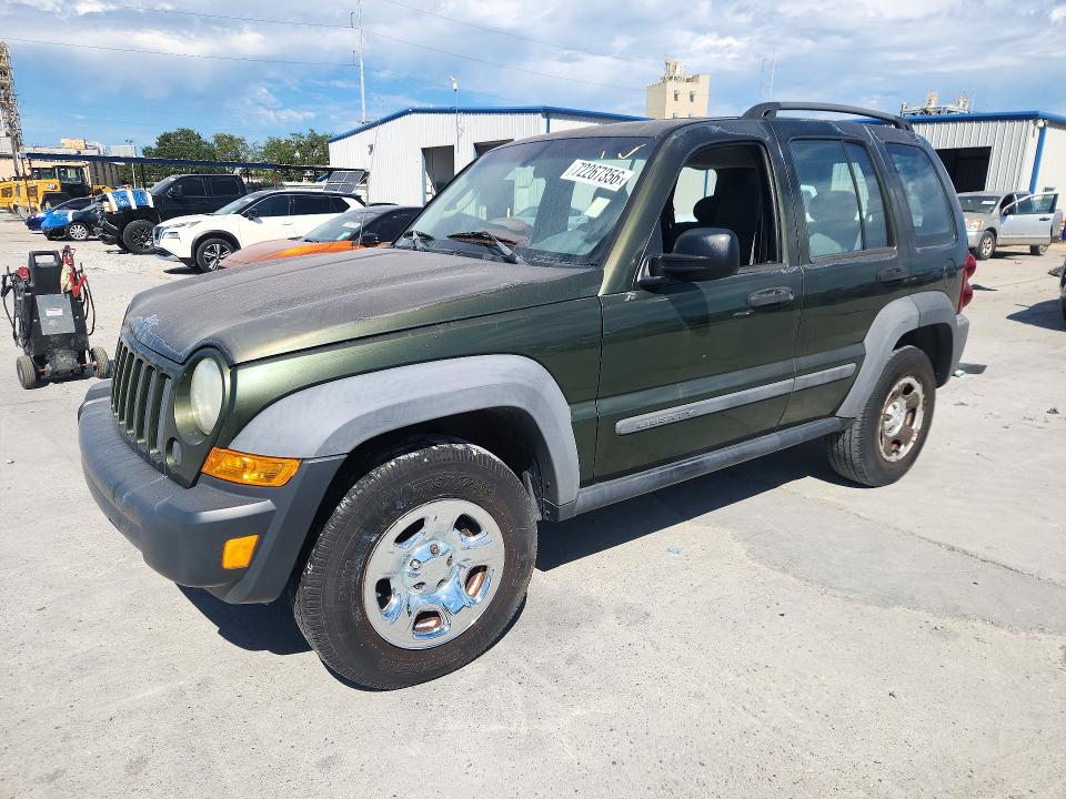 JEEP LIBERTY 2007 с VIN 1J4GK48K47W648917 - Снимка от търг