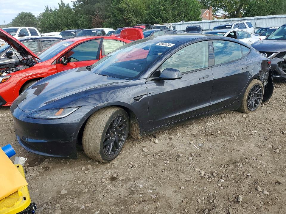 TESLA MODEL 3 2024 with VIN 5YJ3E1EBXRF788444 - Photo from auction