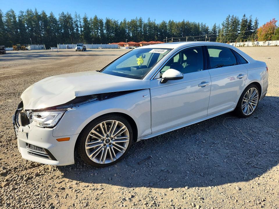 AUDI A4 2018 с VIN WAUENAF47JA070112 - Снимка от търг