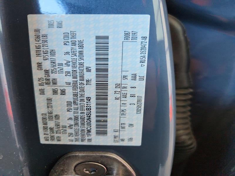 Photo 14 from auction – 2025 FORD ESCAPE with VIN 1FMCU0GN4SUB31149