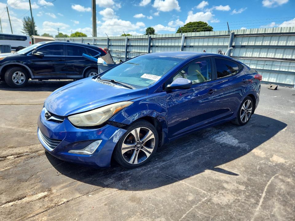 HYUNDAI ELANTRA 2015 with VIN 5NPDH4AE7FH622845 - Photo from auction