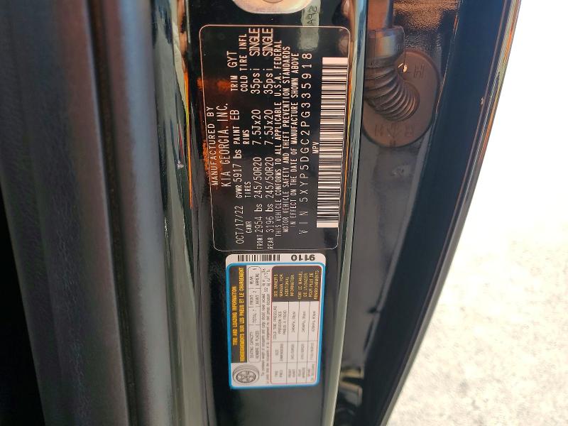 Photo 14 from auction – 2023 KIA TELLURIDE with VIN 5XYP5DGC2PG335918
