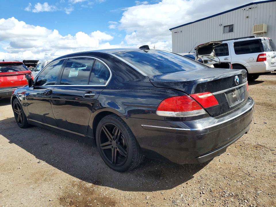 Photo 2 from auction – 2007 BMW 750 with VIN WBAHN83547DT70796