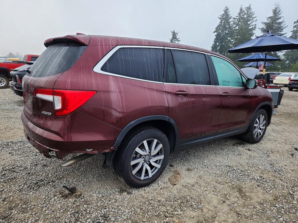 Снимка 3 от търг – 2021 HONDA PILOT с VIN 5FNYF6H50MB098457