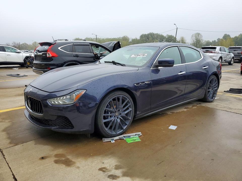 Снимка 1 от търг – 2014 MASERATI GHIBLI с VIN ZAM57RTA6E1113703