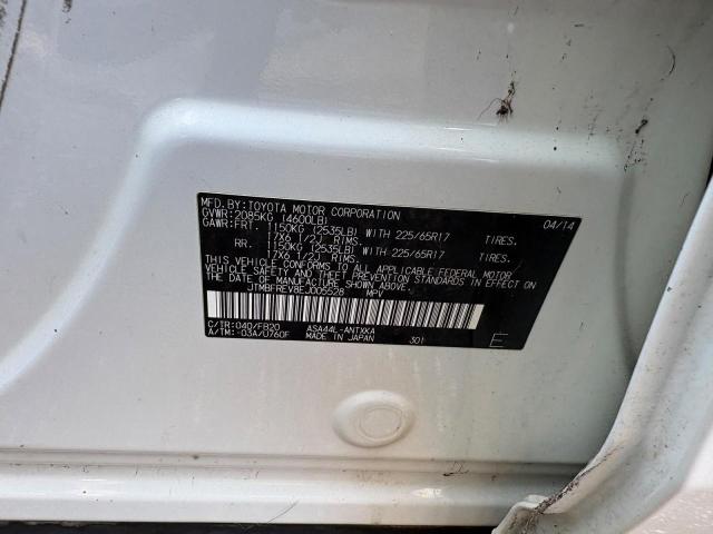 Photo 10 from auction – 2014 TOYOTA RAV4 with VIN JTMBFREV8EJ005528