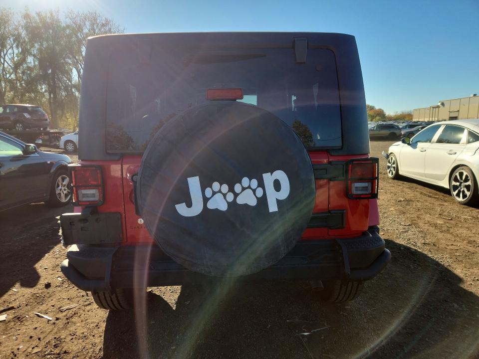 Photo 6 from auction – 2017 JEEP WRANGLER with VIN 1C4GJWBG4HL598256