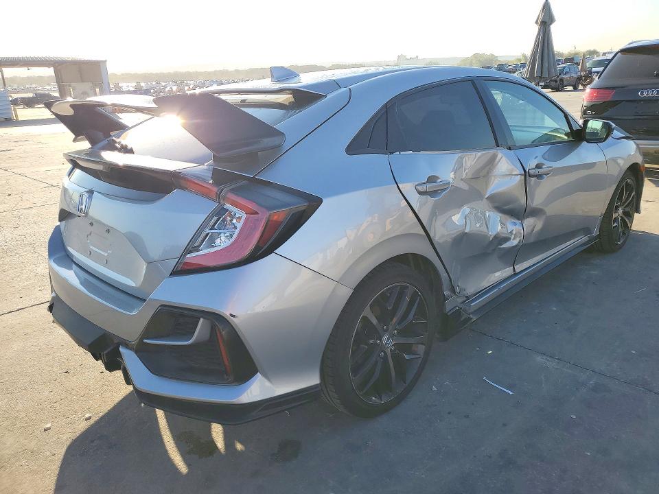 Photo 3 from auction – 2020 HONDA CIVIC with VIN SHHFK7H42LU423297