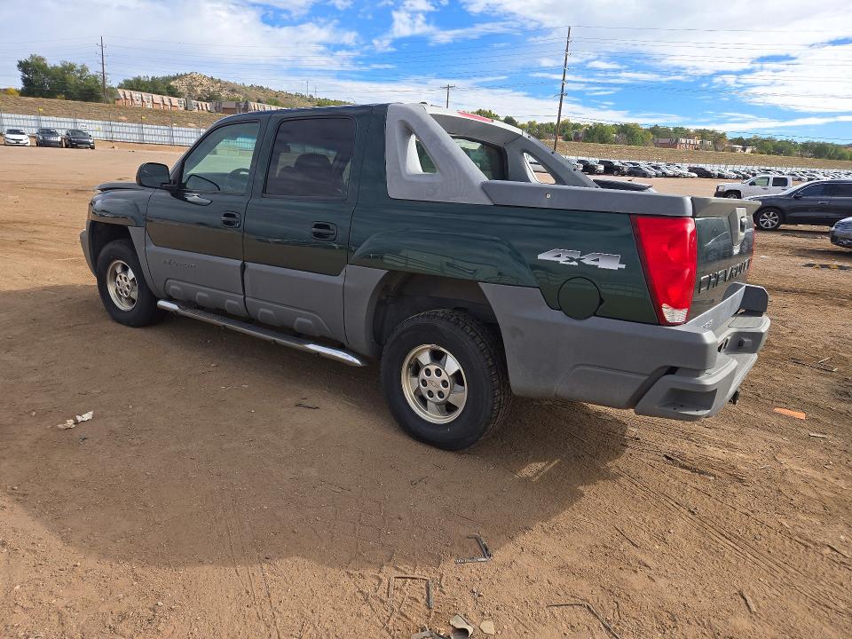 Photo 2 from auction – 2002 CHEVROLET AVALANCHE with VIN 3GNEK13TX2G312120