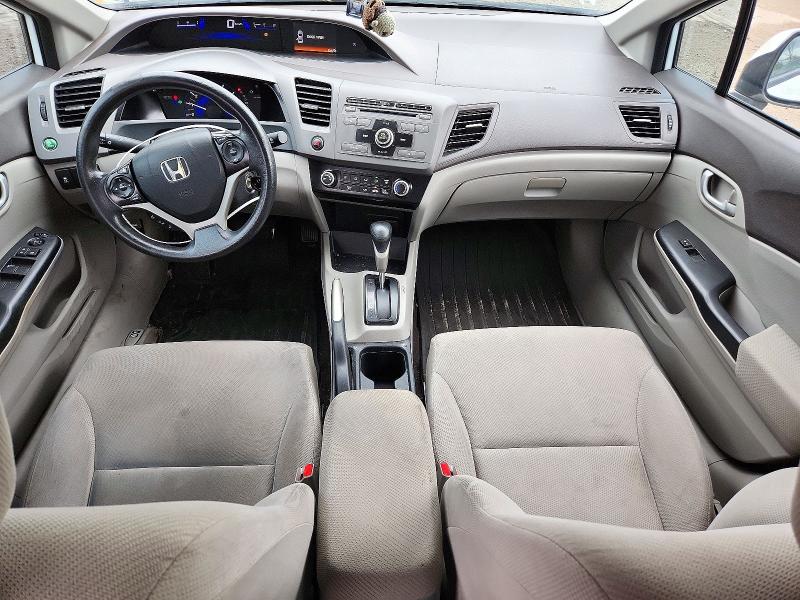 Photo 8 from auction – 2012 HONDA CIVIC with VIN 2HGFB2F49CH105499
