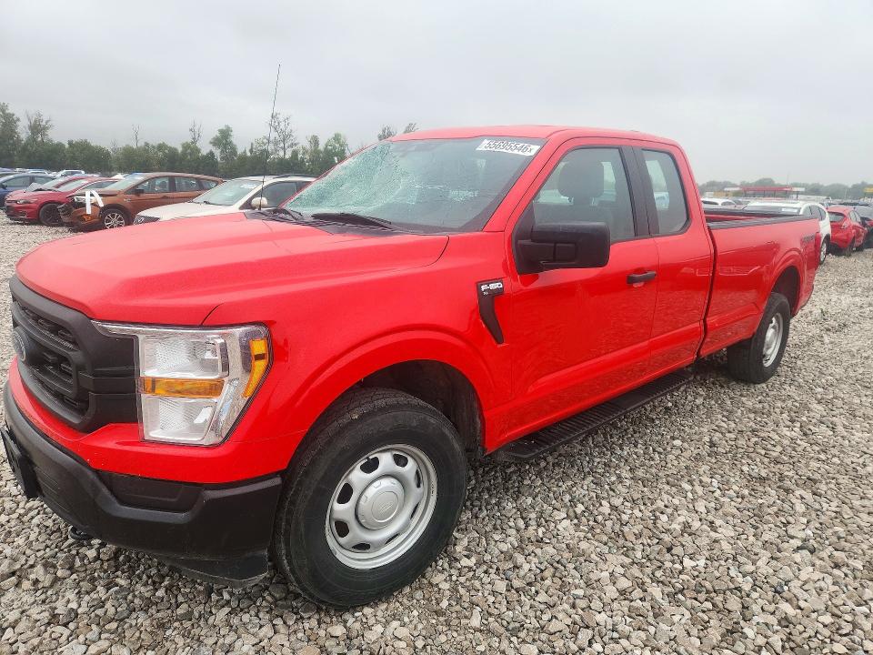 Photo 1 from auction – 2021 FORD F150 with VIN 1FTFX1E59MKD59891
