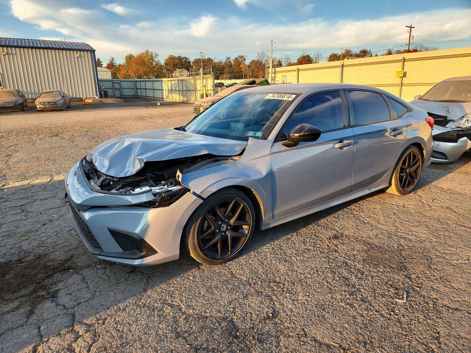 HONDA CIVIC 2022 с VIN 2HGFE2F51NH545204 - Снимка от търг
