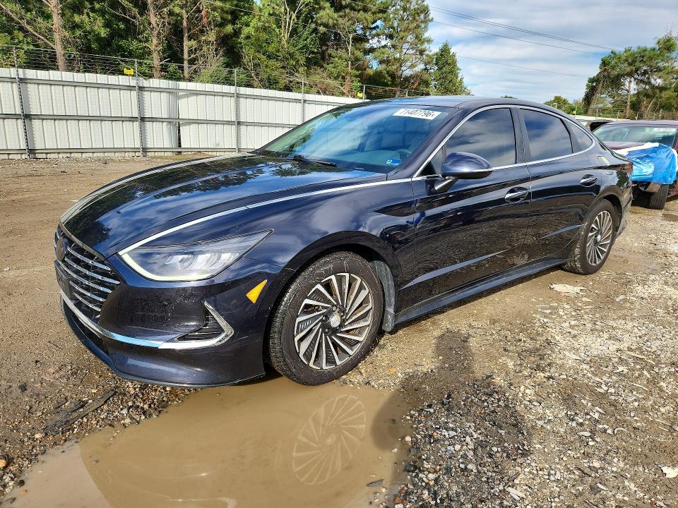 Снимка 1 от търг – 2021 HYUNDAI SONATA HYBRID с VIN KMHL34JJ4MA024350