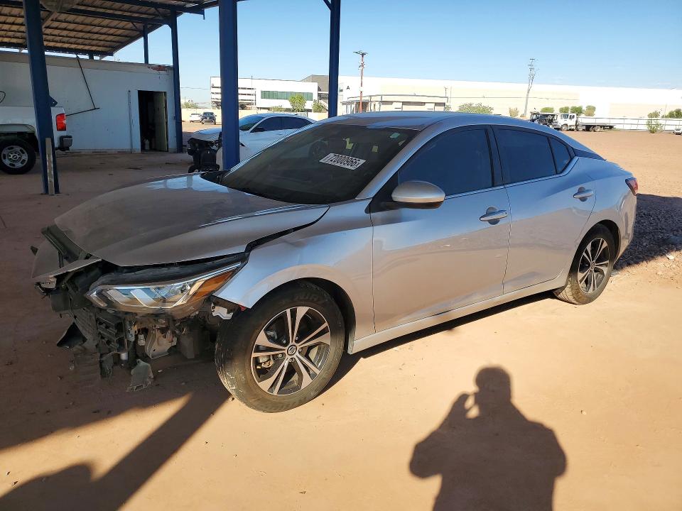 NISSAN SENTRA 2021 с VIN 3N1AB8CV4MY303723 - Снимка от търг