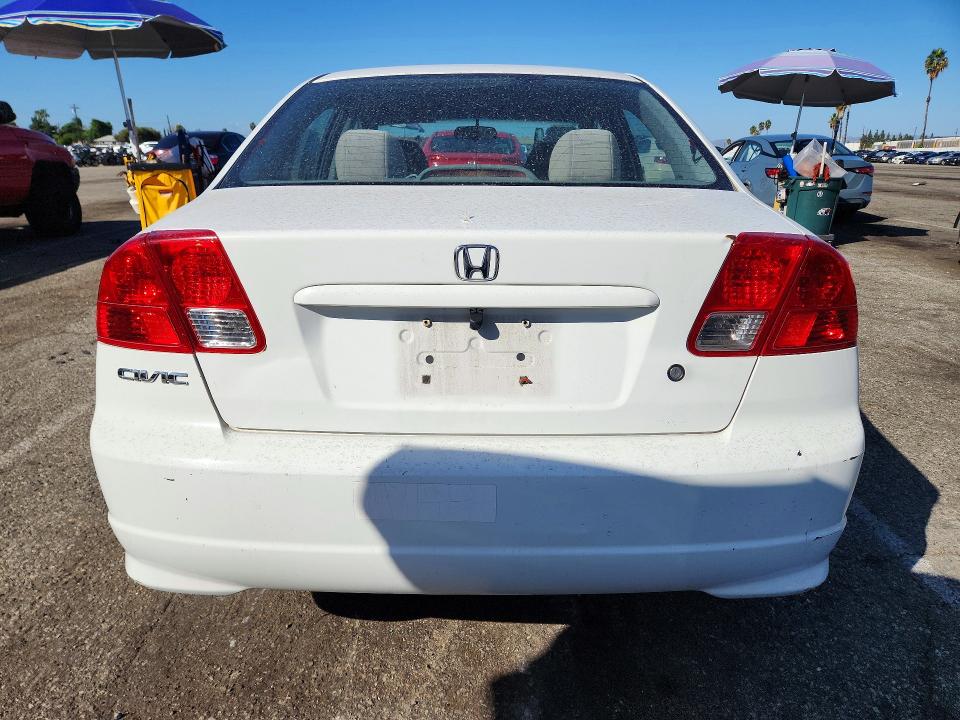 Photo 6 from auction – 2004 HONDA CIVIC with VIN 2HGES164X4H593935