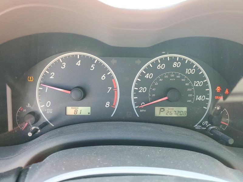 Photo 9 from auction – 2009 TOYOTA COROLLA with VIN JTDBL40E09J012482