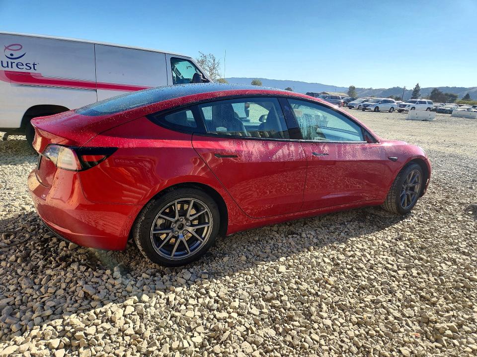 Photo 3 from auction – 2022 TESLA MODEL 3 with VIN 5YJ3E1EA0NF288908