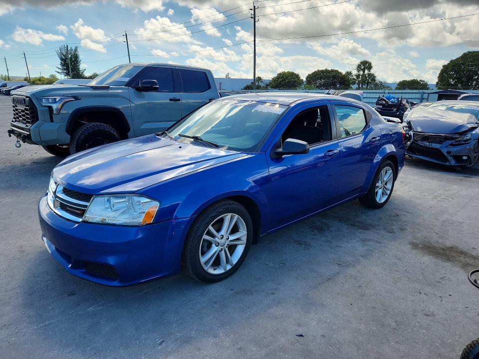 Foto 1 de la subasta – 2013 DODGE AVENGER con VIN 1C3CDZAG4DN594137