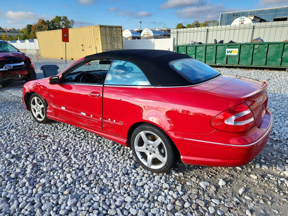 Снимка 2 от търг – 2005 MERCEDES-BENZ CLK с VIN WDBTK75G05T053386