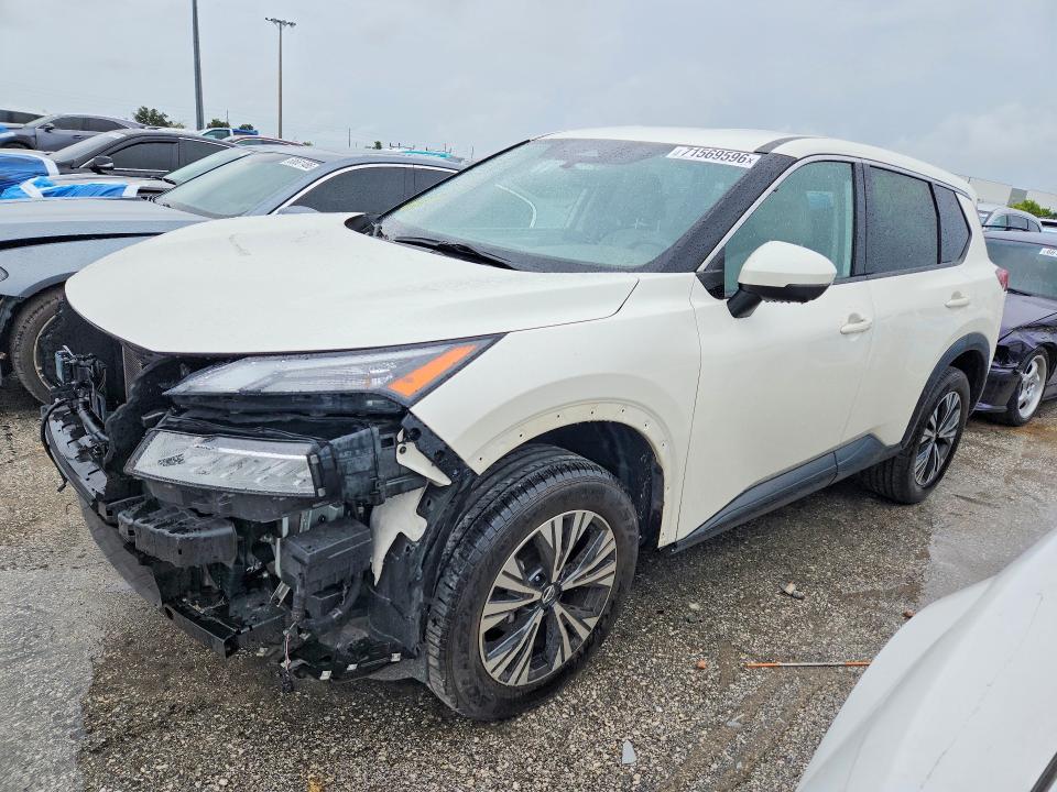 NISSAN ROGUE 2021 с VIN JN8AT3BA2MW023273 - Снимка от търг
