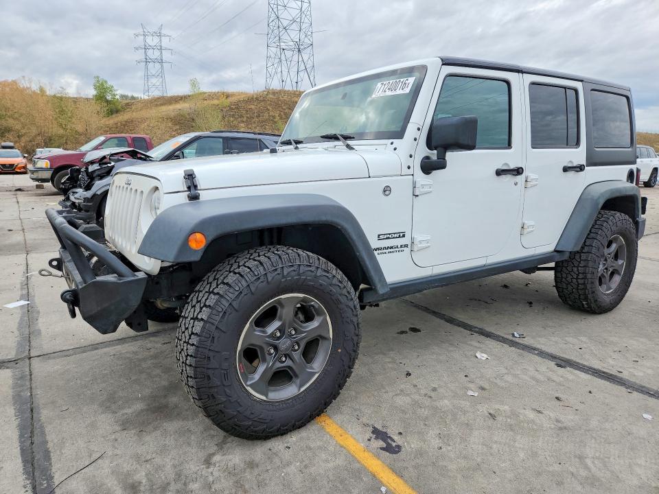 Снимка 1 от търг – 2017 JEEP WRANGLER UNLIMITED с VIN 1C4HJWDG6HL718592