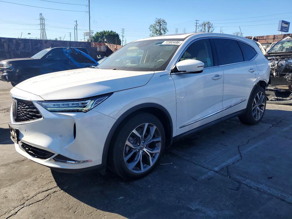 ACURA MDX 2023 with VIN 5J8YD9H4XPL003694 - Photo from auction