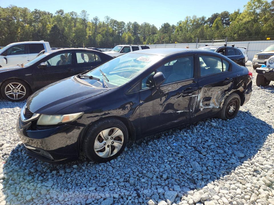 Снимка 1 от търг – 2013 HONDA CIVIC с VIN 2HGFB2F54DH544958