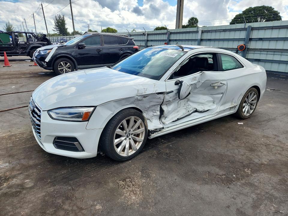 AUDI A5 2018 с VIN WAUNNAF56JA025557 - Снимка от търг