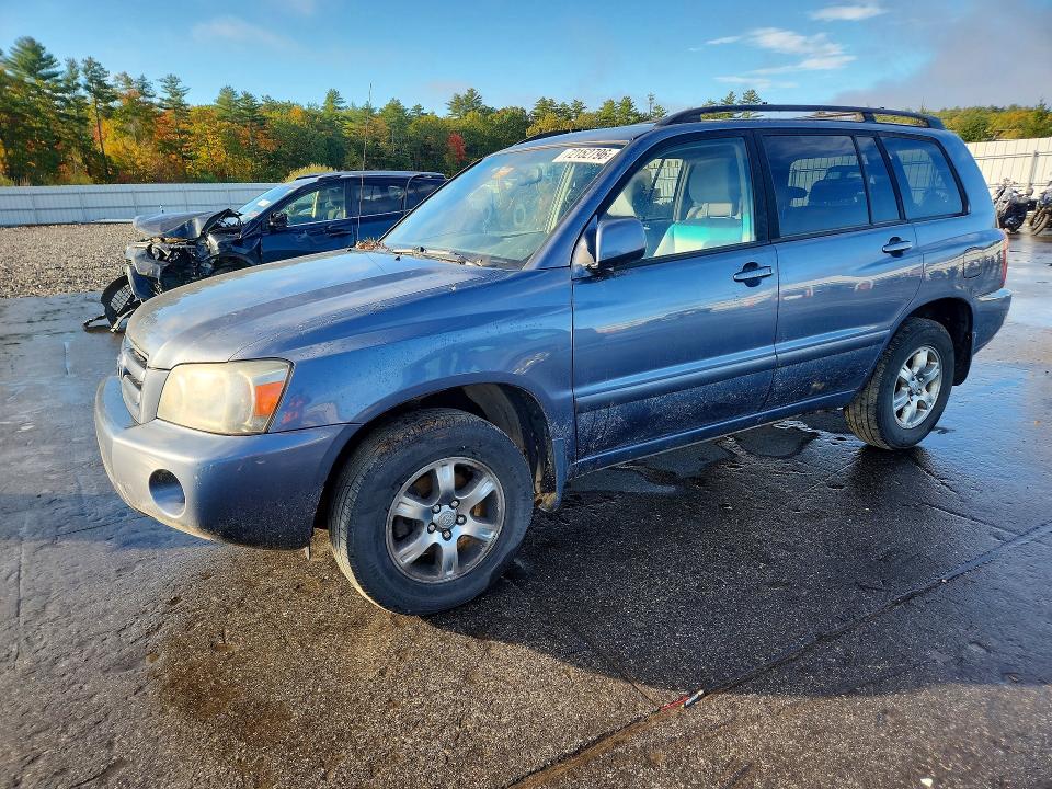 TOYOTA HIGHLANDER 2005 with VIN JTEEP21A050109856 - Photo from auction