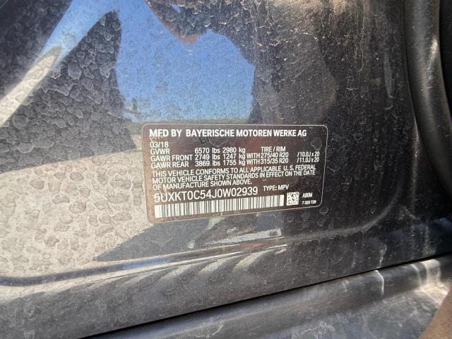 Photo 10 from auction – 2018 BMW X5 with VIN 5UXKT0C54J0W02939