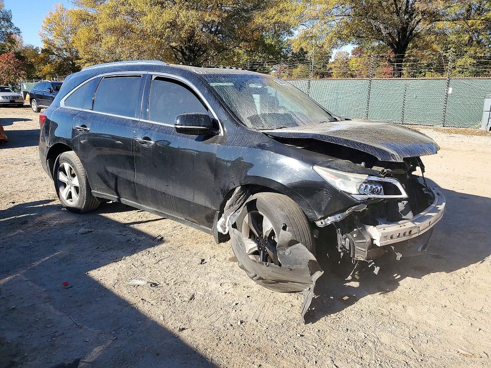 Photo 4 from auction – 2016 ACURA MDX with VIN 5FRYD3H28GB002216