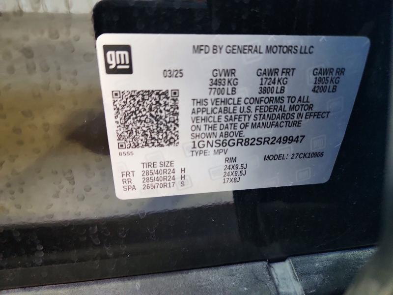 Foto 14 de la subasta – 2025 CHEVROLET SUBURBAN con VIN 1GNS6GR82SR249947