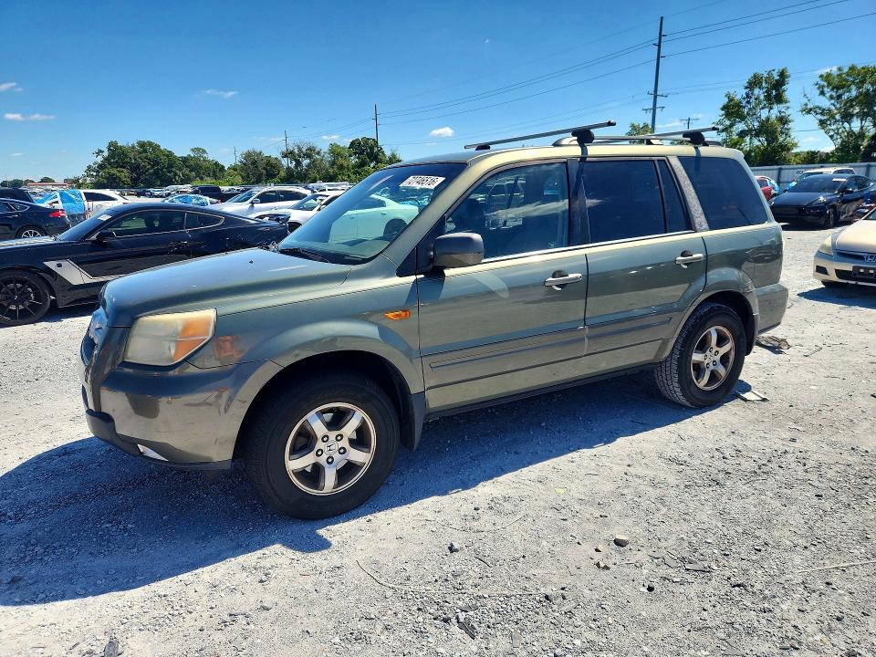 HONDA PILOT 2007 with VIN 5FNYF28787B007658 - Photo from auction