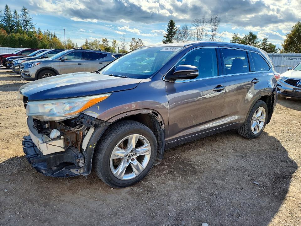 TOYOTA HIGHLANDER 2016 с VIN 5TDDKRFH2GS244043 - Снимка от търг