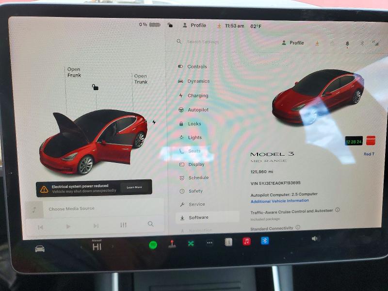 صورة رقم 9 من المزاد - 2019 TESLA MODEL 3 مع VIN 5YJ3E1EA0KF193695