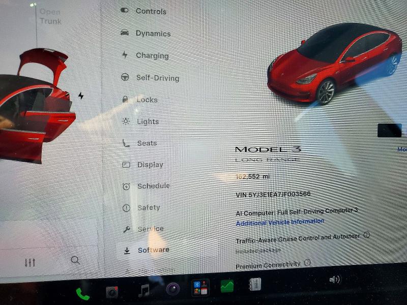 Photo 9 from auction – 2018 TESLA MODEL 3 with VIN 5YJ3E1EA7JF003566