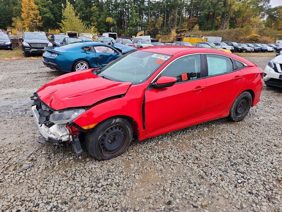 HONDA CIVIC 2020 с VIN 2HGFC2F64LH569086 - Снимка от търг