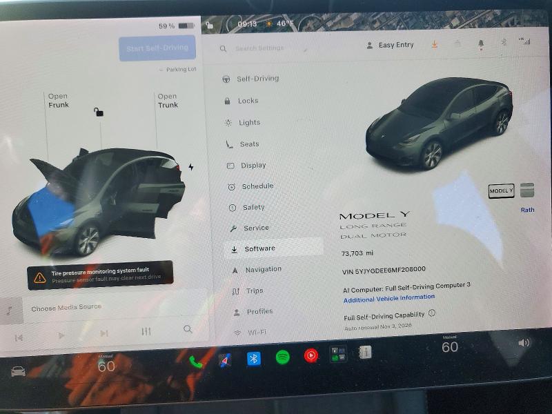 Снимка 9 от търг – 2021 TESLA MODEL Y с VIN 5YJYGDEE6MF208000
