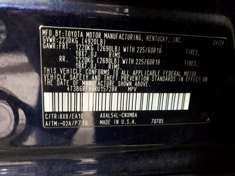 Photo 14 from auction – 2024 TOYOTA RAV4 with VIN 4T3B6RFV9RU157288