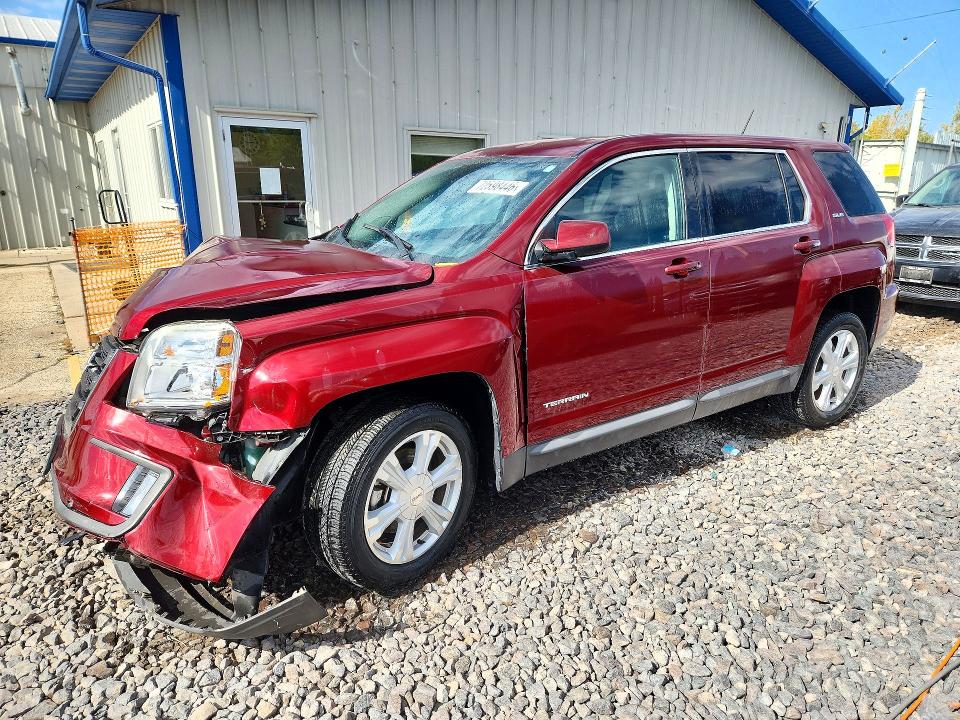 GMC TERRAIN 2017 с VIN 2GKALMEK2H6143813 - Снимка от търг