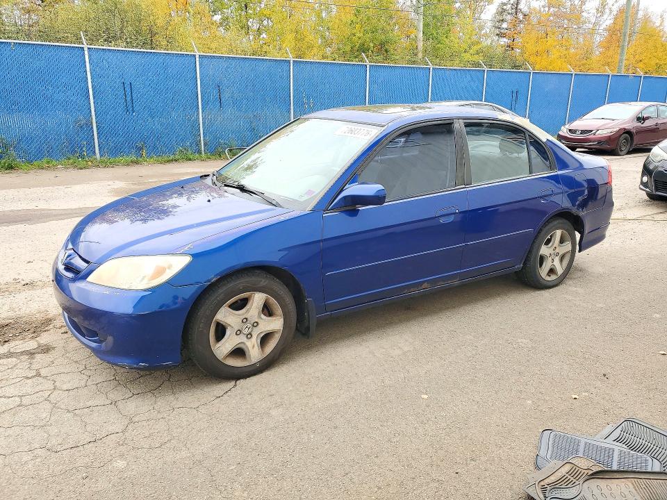 HONDA CIVIC 2005 с VIN 2HGES15835H039416 - Снимка от търг