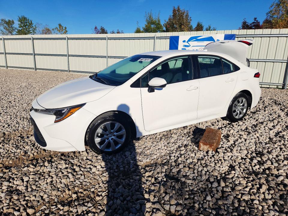 TOYOTA COROLLA 2025 with VIN 5YFB4MDE2SP320584 - Photo from auction