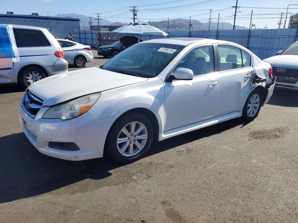 SUBARU LEGACY 2012 with VIN 4S3BMAG63C1042416 - Photo from auction